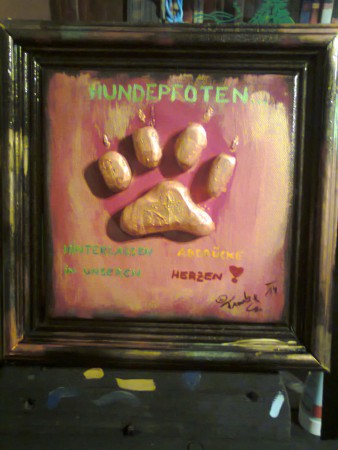Hundepfoten 3D - € 35,--